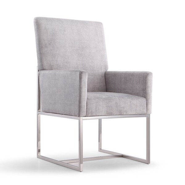 Manhattan Comfort Element Dining Armchair in Grey DC029-GY - main